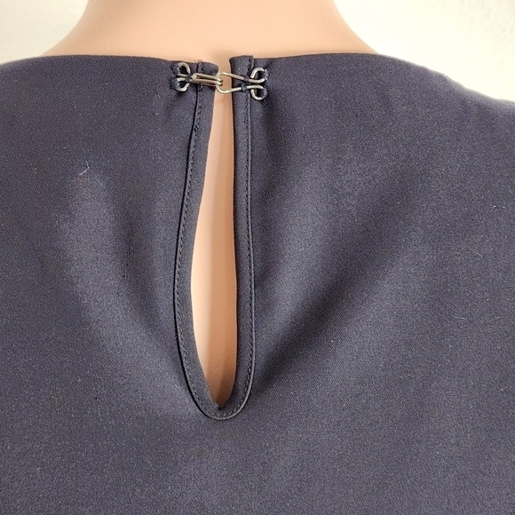 ANN Taylor Modern Black Hi-Low Dress Size: XSP - Picture 7 of 13